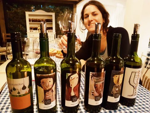 Painel de vinhos com a jovem enóloga Florencia