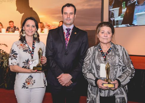 Andréia Debon, Edegar Scortegagna e Maria Regina Flores-Foto Jeferson Soldi